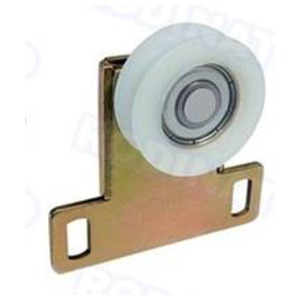 ROLDANA 002 ROL-28 MM CHAPA RETA 1 RODIZIO (PAR)