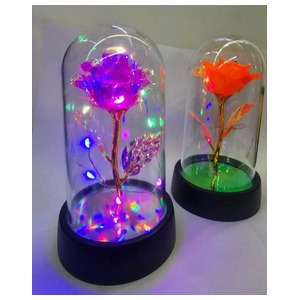 ARTE - ABAJUR LUMINARIA FLOR LED DE MESA