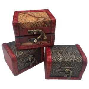 ARTE - BAU PORTA JOIA EM MADEIRA