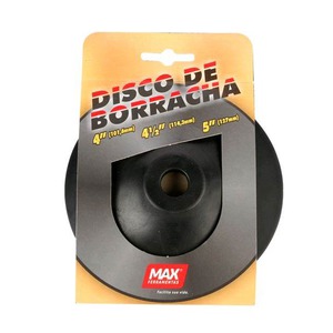 DISCO BORRACHA P/ LIXA 7" - RIGIDO