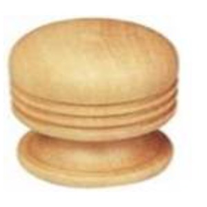 PUXADOR BOTAO MAD. TORRE MARFIM GDE R62A