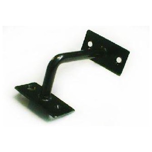 SUPORTE P/CORRIMAO FERRO PRETO RETANGULAR (035950)