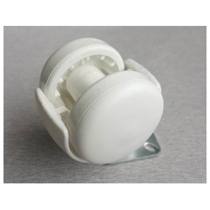 RODIZIO 50 MM BRANCO CHAPA GIRAT. 45 KG