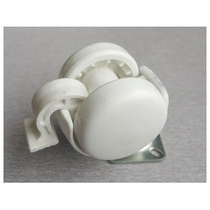 RODIZIO 50 MM BRANCO CHAPA GIRAT.C/FREIO 45 KG