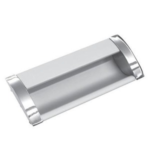 PUXADOR CONCHA PERFIL CURVO 192 MM ALUM CHAMPAGNE/CR