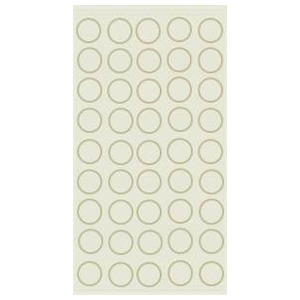 TAPA FURO 13 MM ADESIVO ARGILA TX C/50