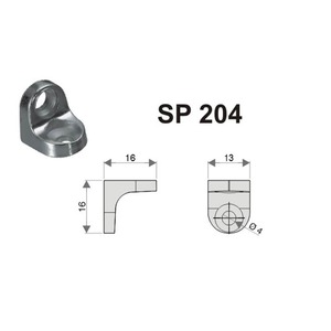 SUPORTE P/PRATEL.2 FUROS REFORCADO (1028) PECA