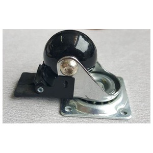 RODIZIO D 35 MM FUME CHAPA C/FREIO (2211CC) 25 KG