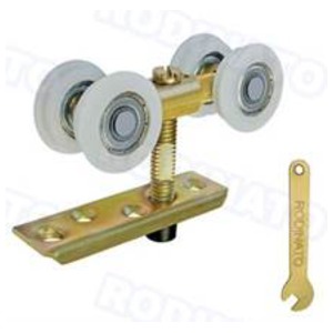 ROLDANA 433 ROL-30 MM 4 RODIZIOS (PAR) -120 KG -TRILHO SP 4848