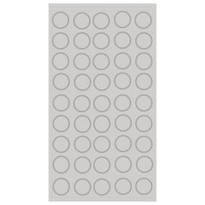 TAPA FURO 13 MM ADESIVO CINZA COBALTO VEL 0589) C/50