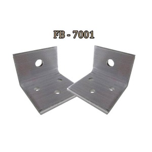 CANTONEIRA METALICA FB-7001 ALUM. REFORCADA 4 FUROS S/CAPA