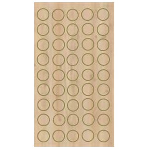 TAPA FURO 13 MM ADESIVO FAYA GRANN PORO (7637) C/50