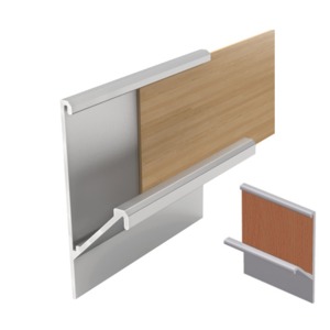 PERFIL PUXADOR P/FITA BORDA 18MM 3MT FOSCO RFC 4102