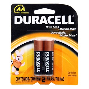 PILHA ALCALINA PEQ. - AA - 2 PC.